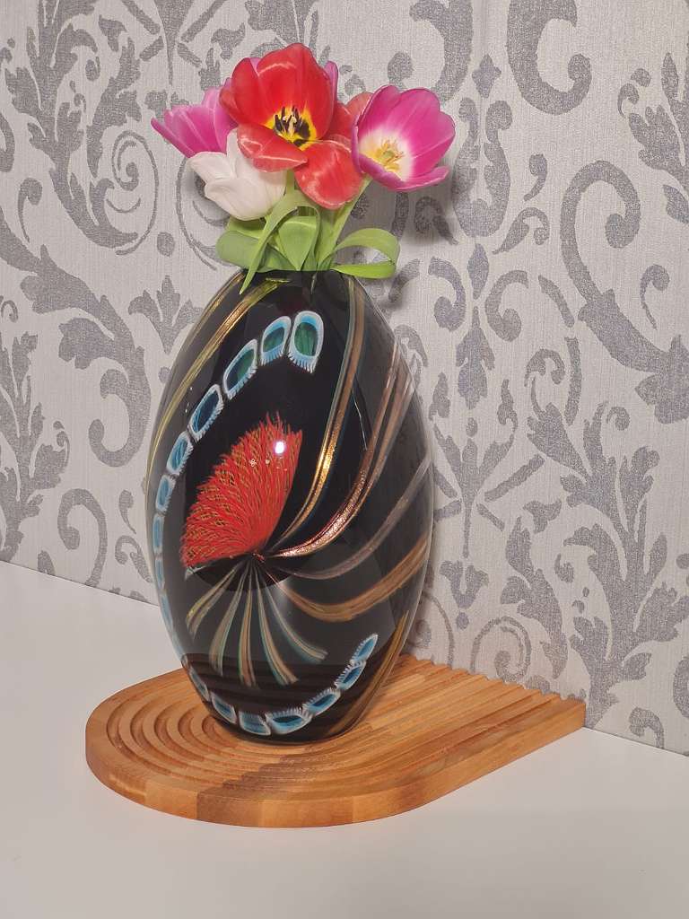 Regenbogen Holztablett, groß